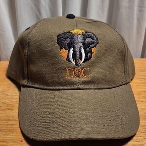 DSC Dallas Safari Club Greenish Velcroback Hat - New